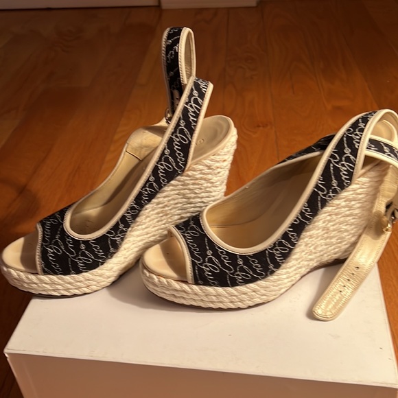 Gucci wedges Sz 8,5 - Picture 2 of 6